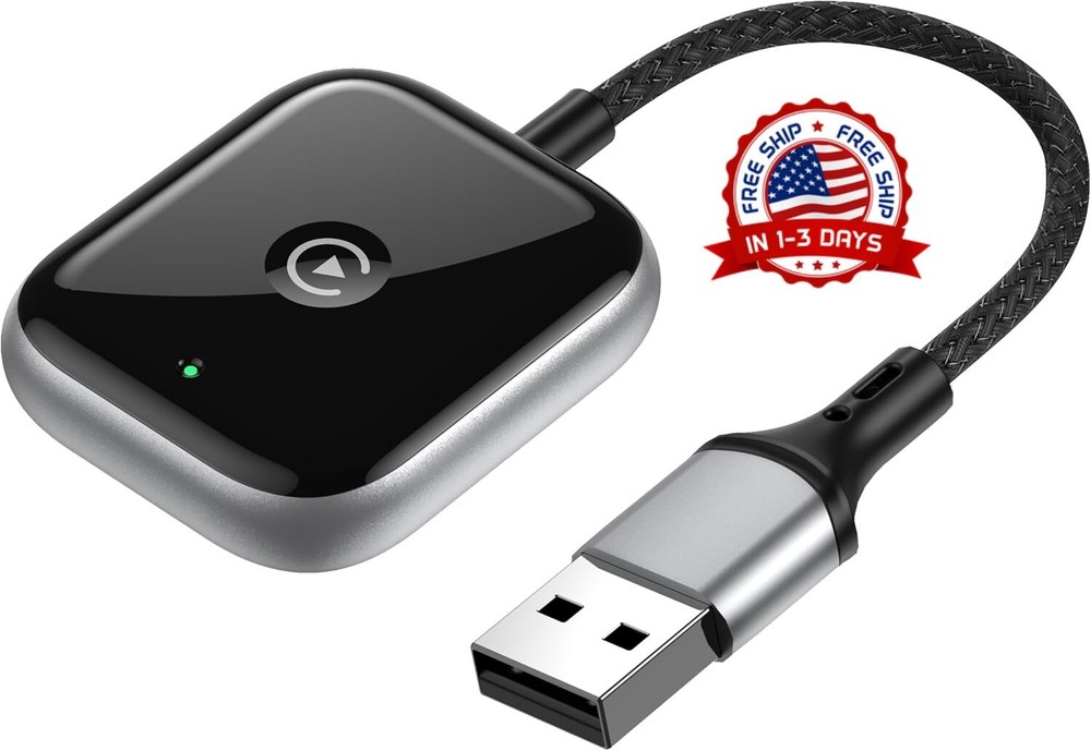 Adaptador Inalambrico Carplay 2025 Pro Edition, El Mas Rapido Y Compacto