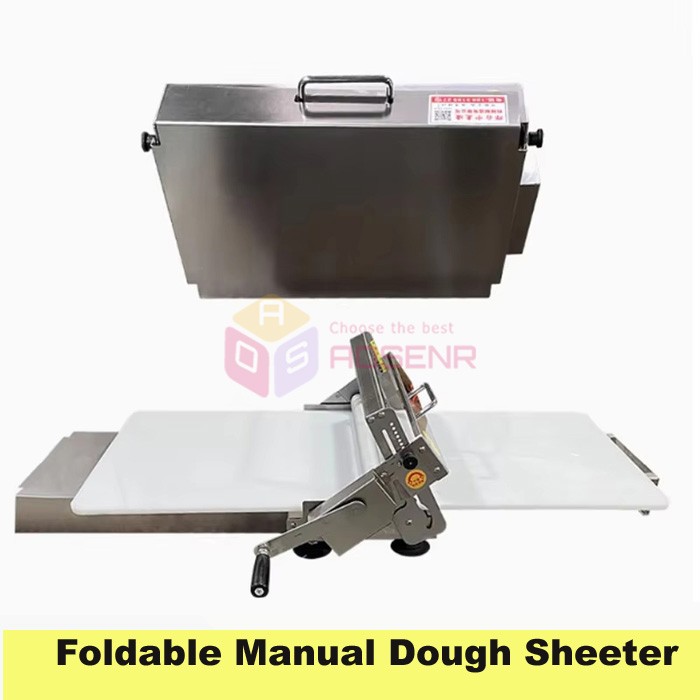 Hand-cranked Foldable Dough Sheeter Pastry Sheeter Puff Pastry Machine