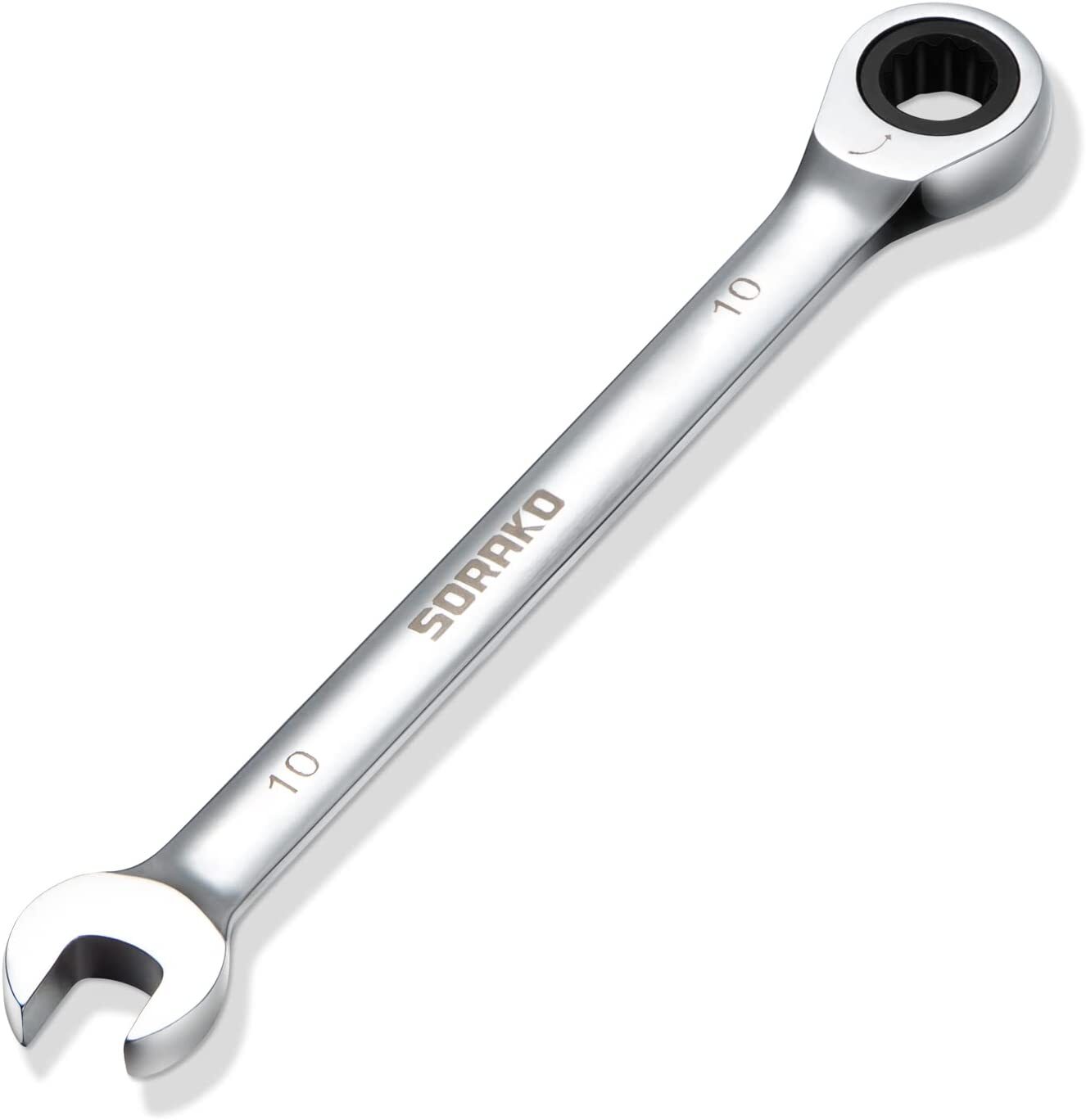 10mm/Metric Ratcheting Combination SORAKO Chrome Vanadium Steel Wrench Tools