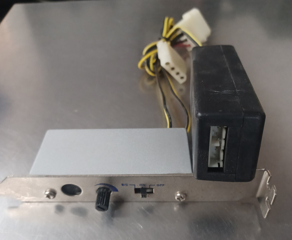 PCI Bracket Sound Activated Control Module CCFL Inverter Lighting 12VDC Molex