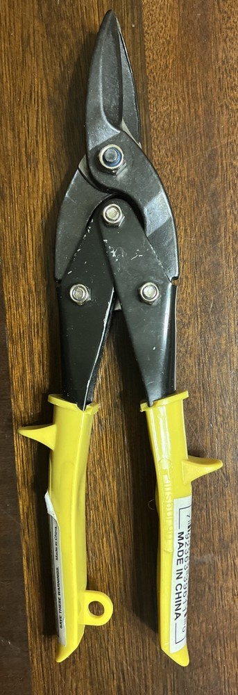 9-3/4” Pittsburgh Spring Snips Yellow