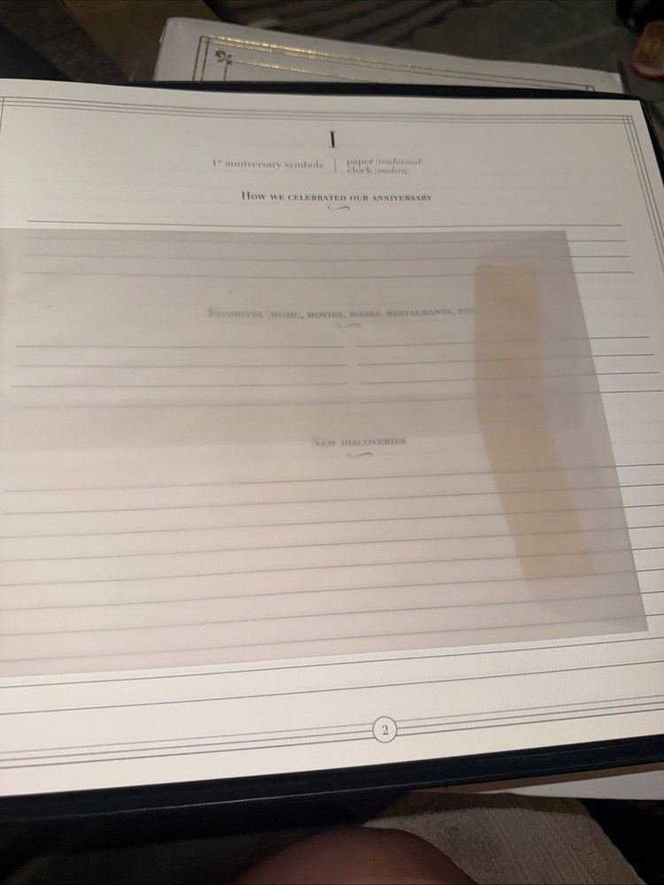 The Anniversary Journal - Journaling Gift