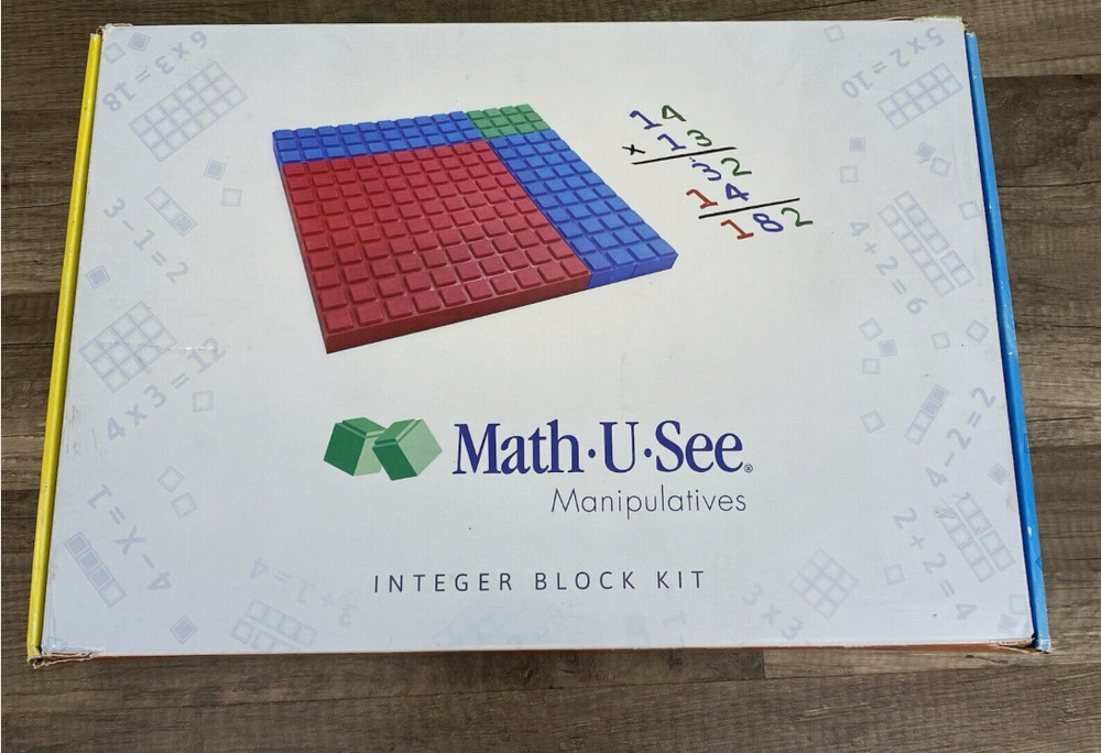 Demme Learning Math-U-See Manipulatives Integer Block Kit Educational Complete