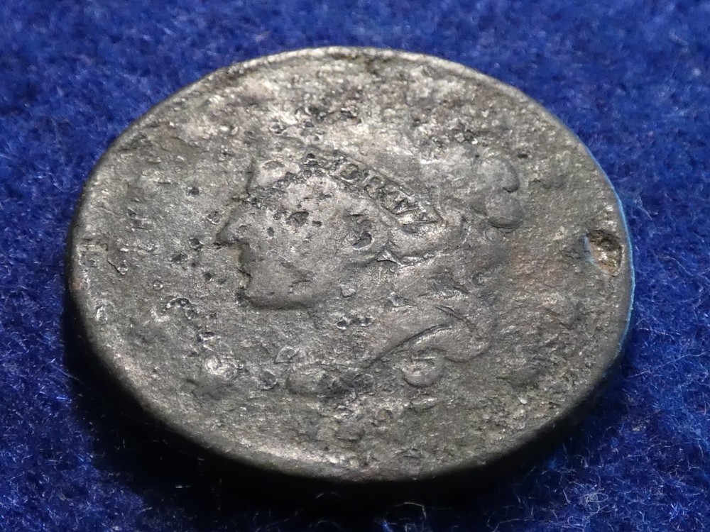 1837 Coronet Head Large Cent #1727