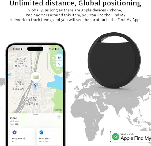 Air Tracker Tags 4 Pack Smart Bluetooth Apple Itag - Black White - Bluetooth