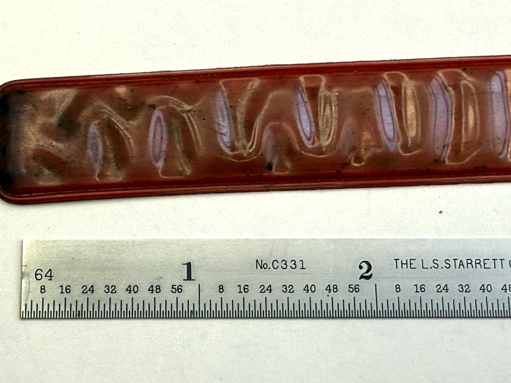 STARRETT # C331 6" TEMPERED RULE MADE USA