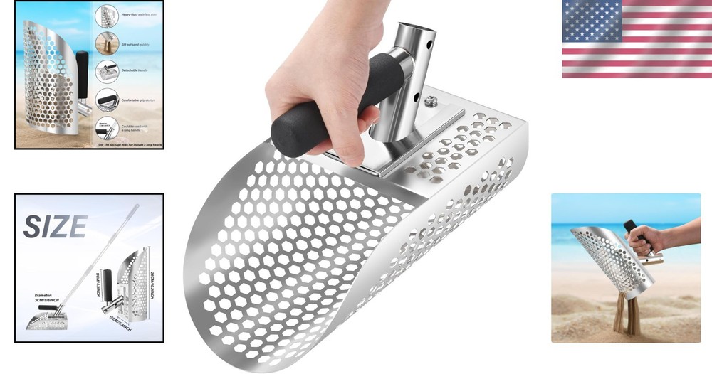 Versatile Metal Detector Scoop for Treasure Hunting