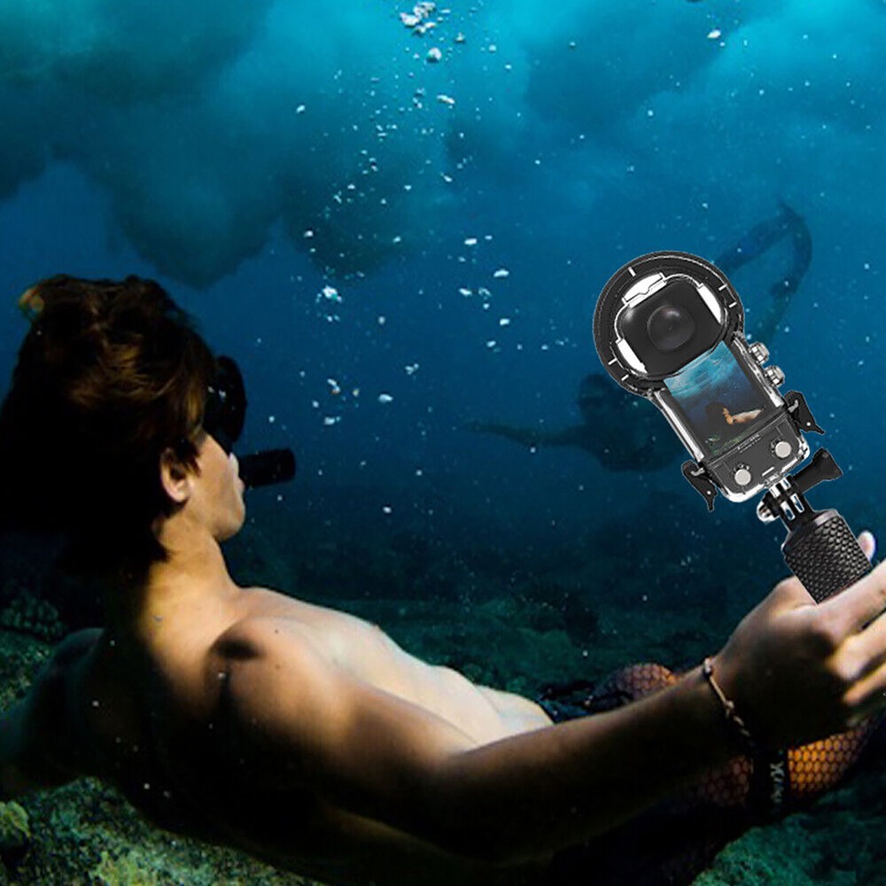 For Insta360 X3 Panoramic Camera Invisible Dive Case Waterproof Case Accessories