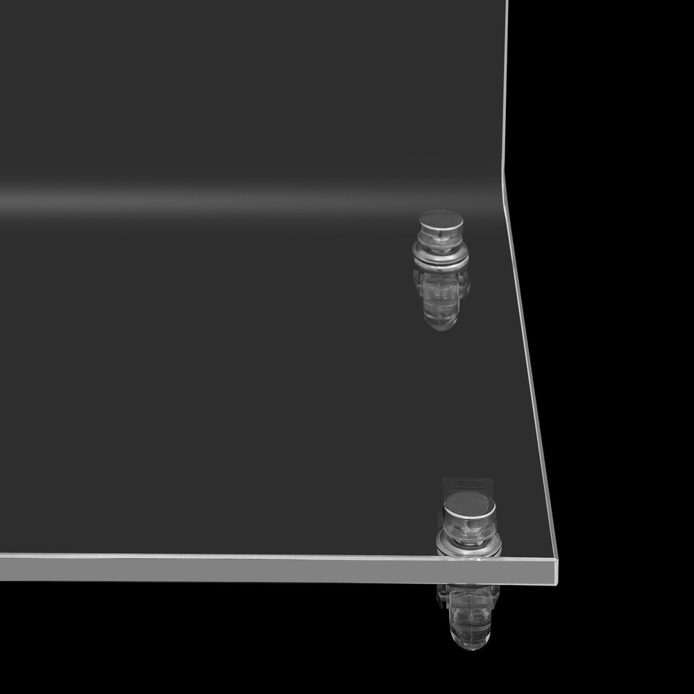 C-Shaped Side Table, Acrylic End Table, Couch Side Table