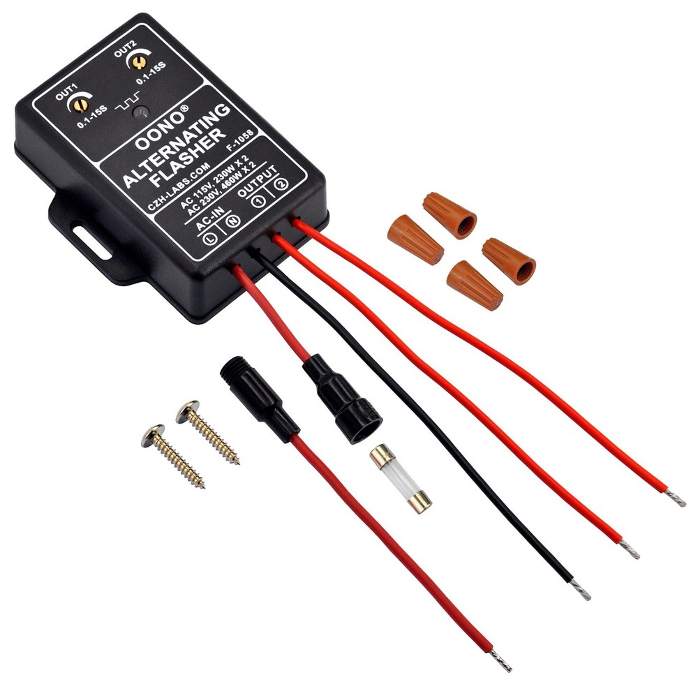 AC 100-240V 2A Dual Output Alternating Flasher Module