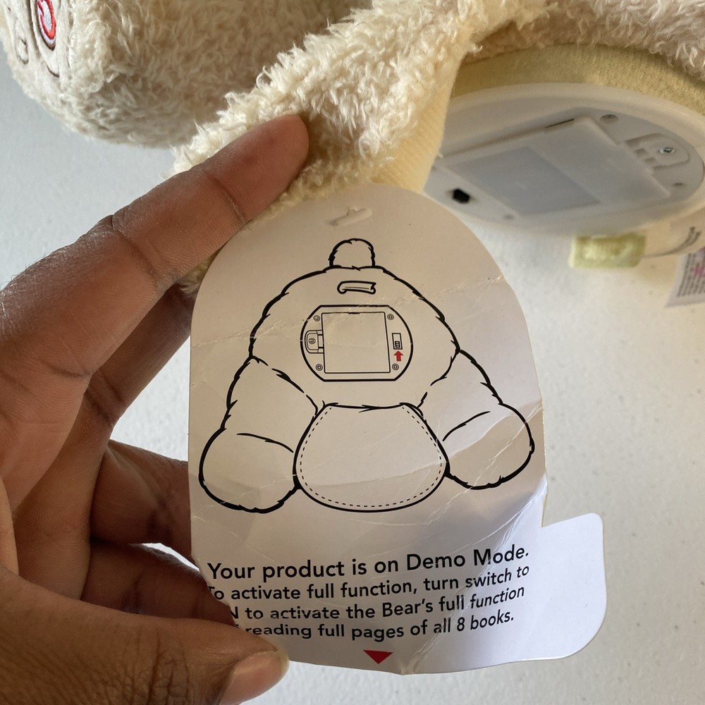 Spark Create Imagine Interactive Learning Plush Bear for Child, No Books (E1)