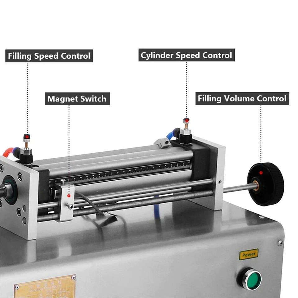 WSGT1000 40L Automatic Liquid Paste Filling/Packing Machine Capacity Pneumatic