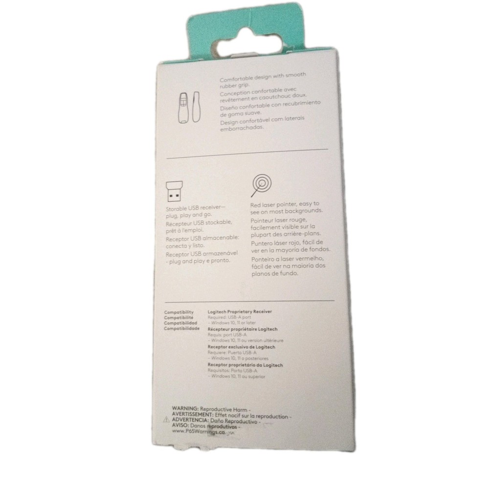 Logitech R400 Laser Presentation Remote - Black