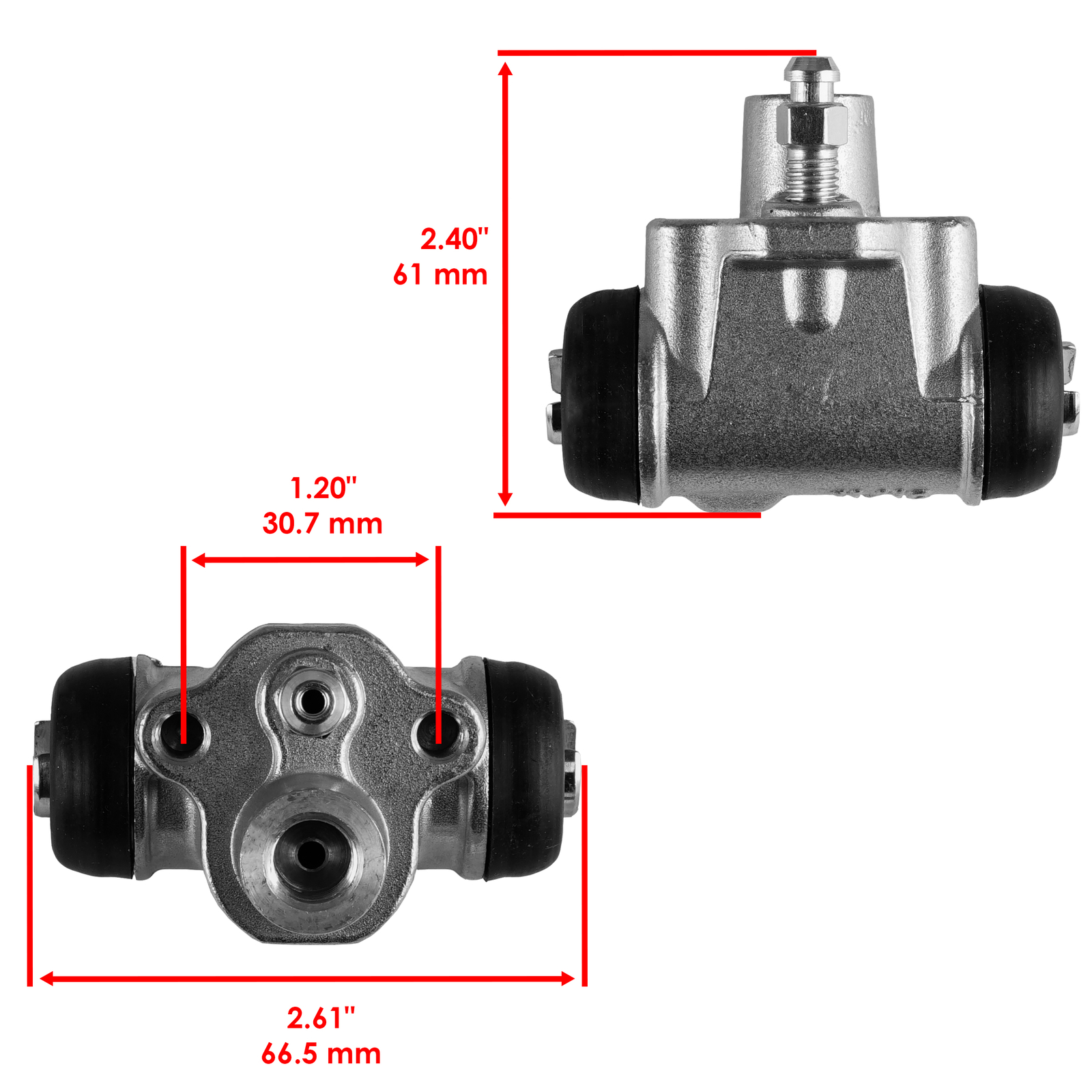 Brake Shoe W/Brake Cylinder For Kawasaki Mule 550 KAF300C 1997-04 07 Rear/Front
