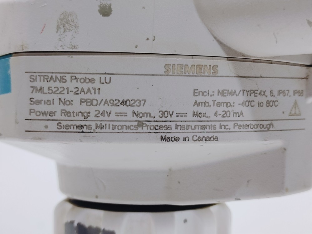 SIEMENS 7ML5221-2AA11 Level Transmitter