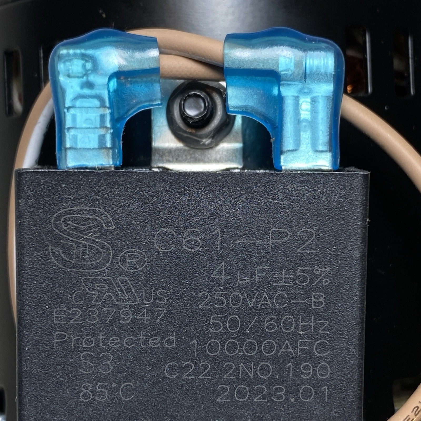 Broan Nutone 1106508 L250 Ventilator Motor, DAMAGED SEE DESCRIPTION, New, Tested