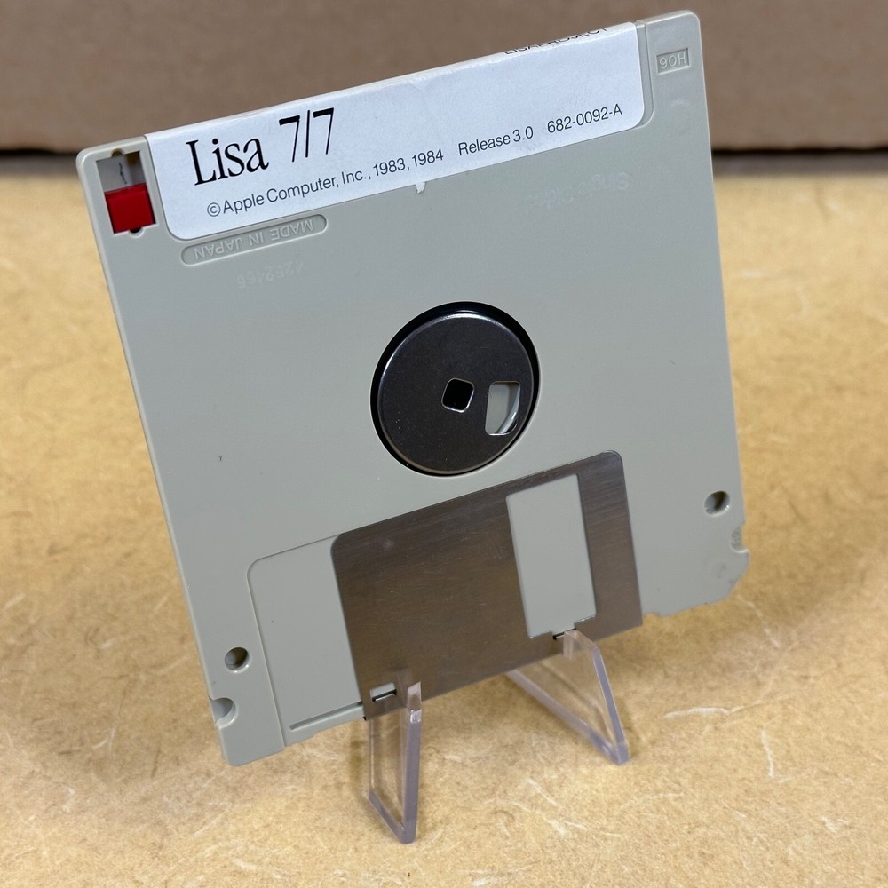Lisa Project disk Apple Computer Lisa _ Version A _Release 3.0 collection RARE