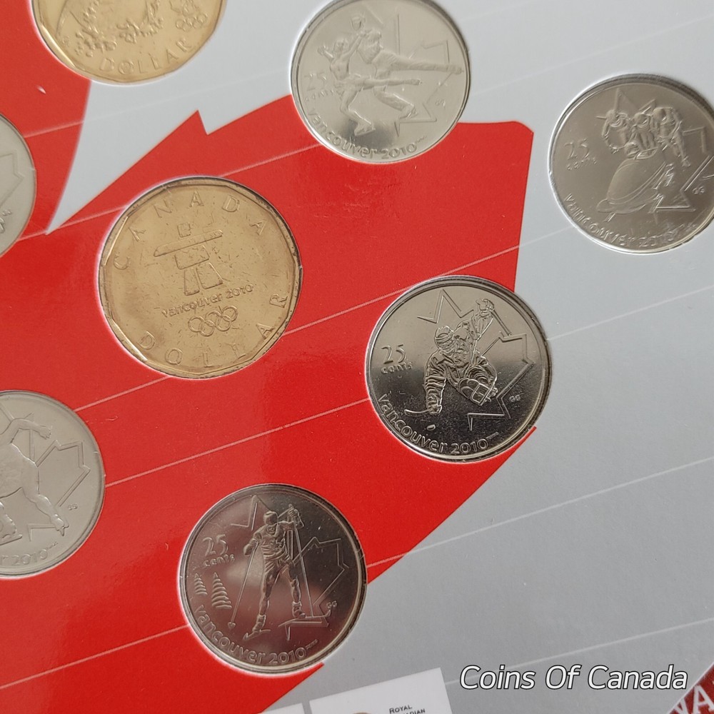 2007 - 2010 Canada Uncirculated Vancouver Olympic 14 Coin Set #coinsofcanada