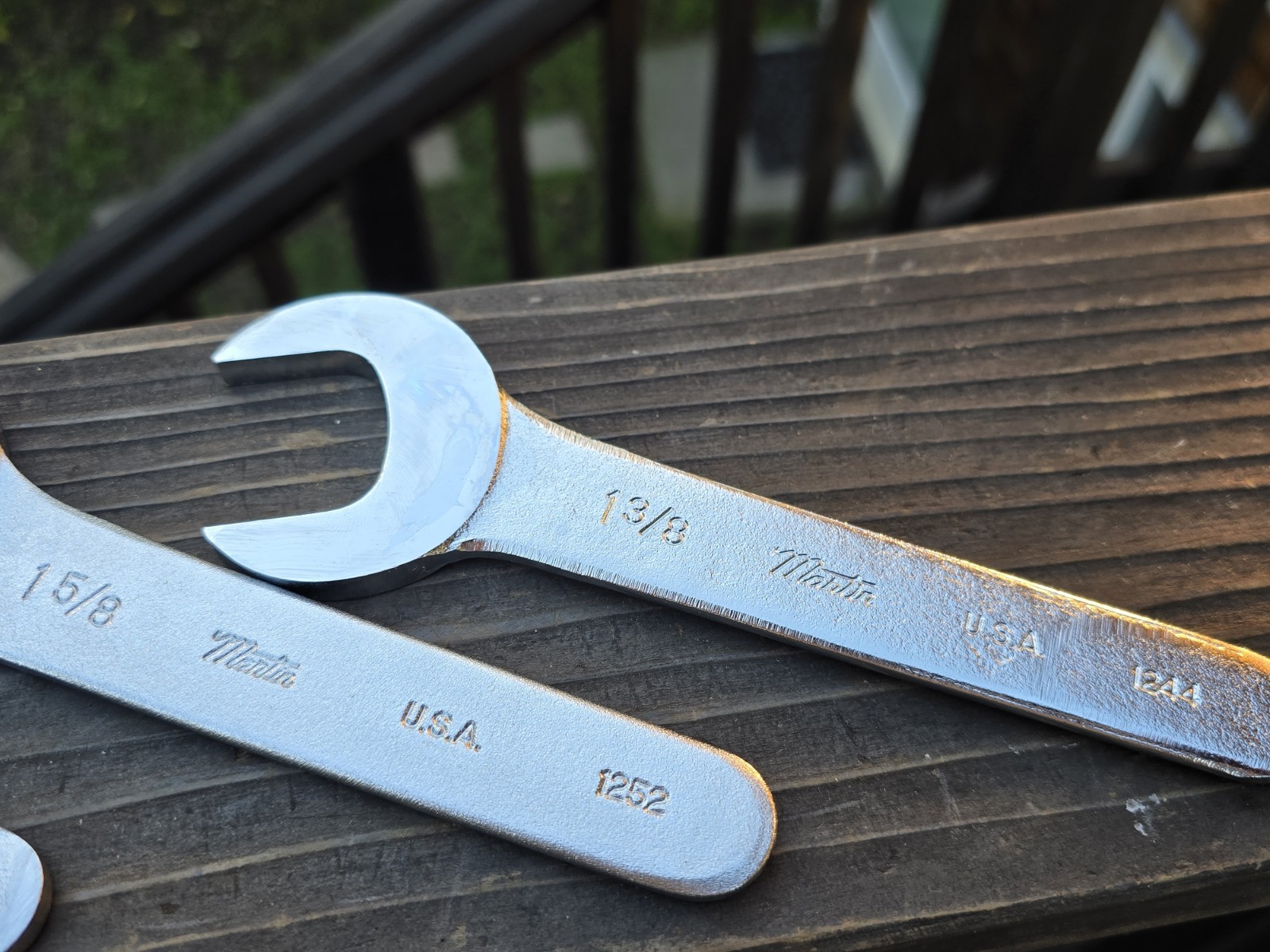 Lot of 5 Martin Thin Pump Wrenches 1232 -1252 USA