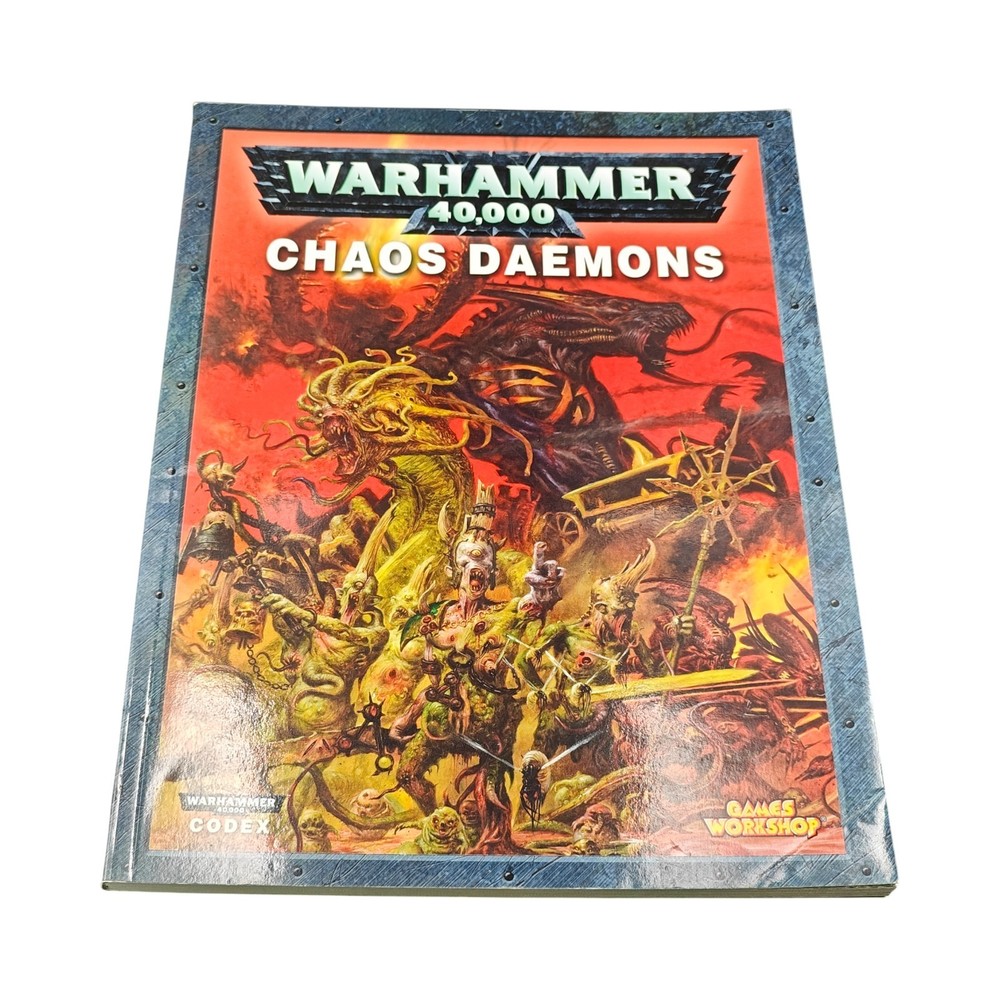 Codex Chaos Daemons Warhammer Paperback Games Workshop 40K 2008