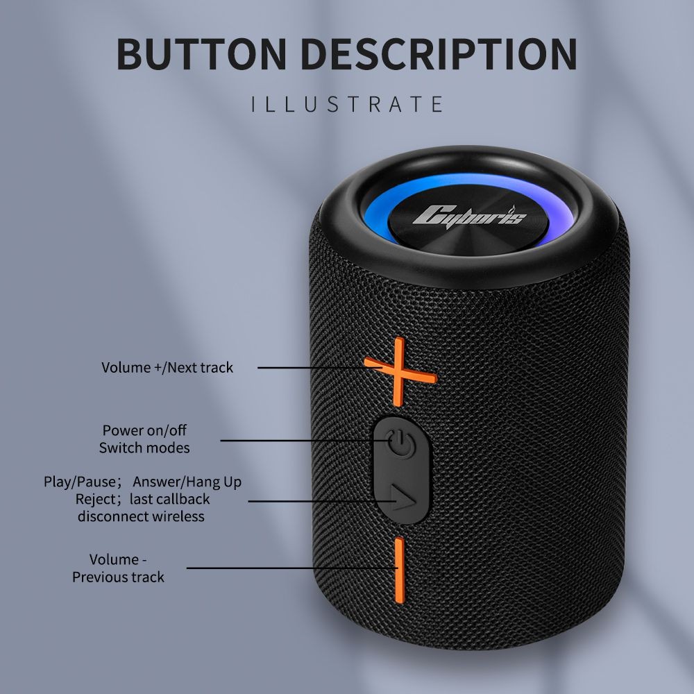 2 in 1 Portable Splittable Bluetooth, Waterproof Split Wireless