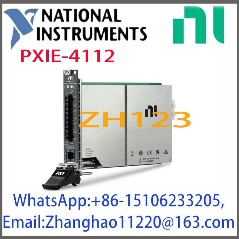 NI PXIe-4112 782857-01 Programmable Power Instruments Modular Instruments