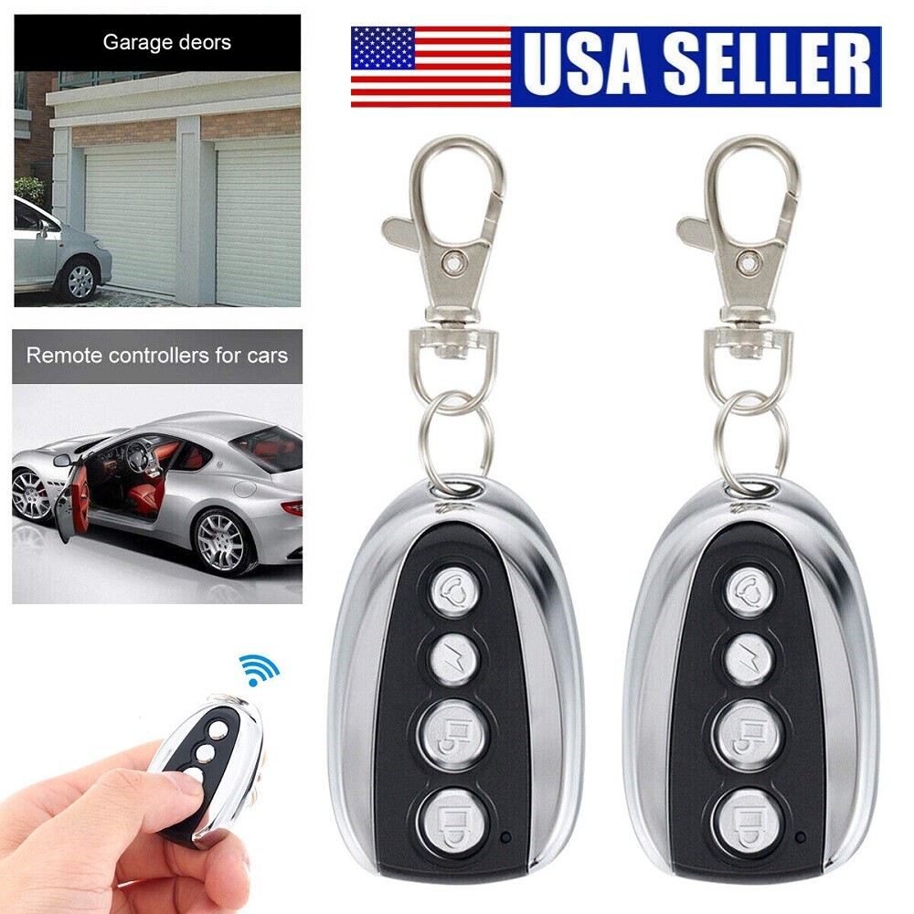 2pcs 433.92MHz Remote Control Backup Key Sliding Gate Opener Automatic Operator