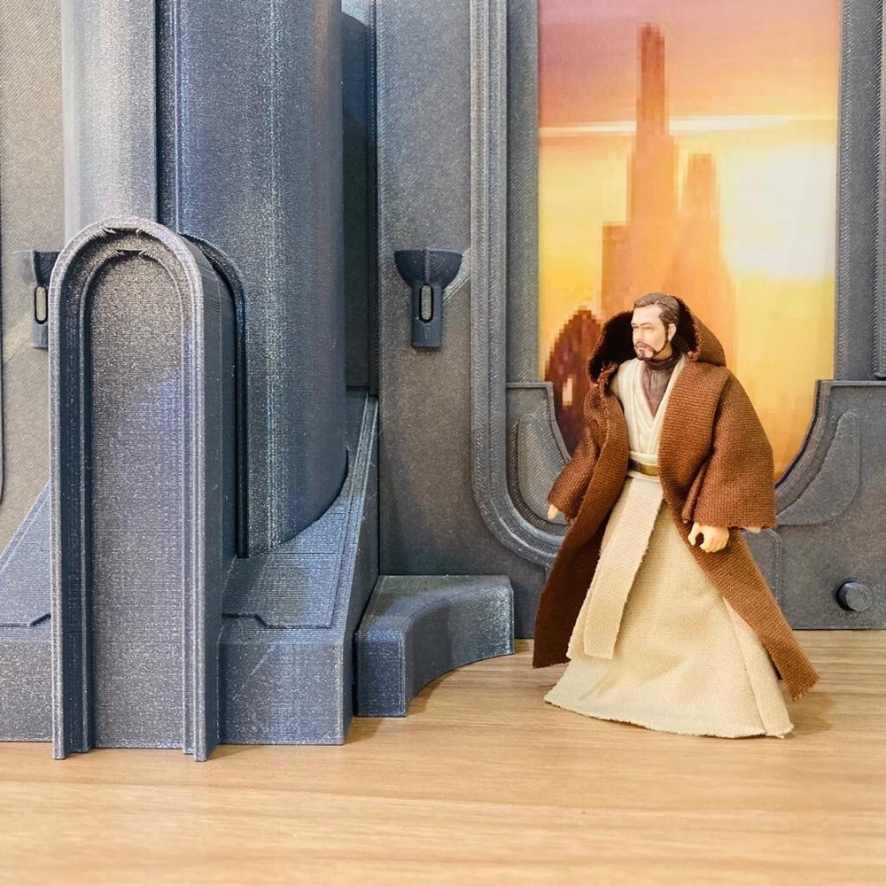 Jedi Temple Corridor Diorama For 3.75 in (1:18) Figure