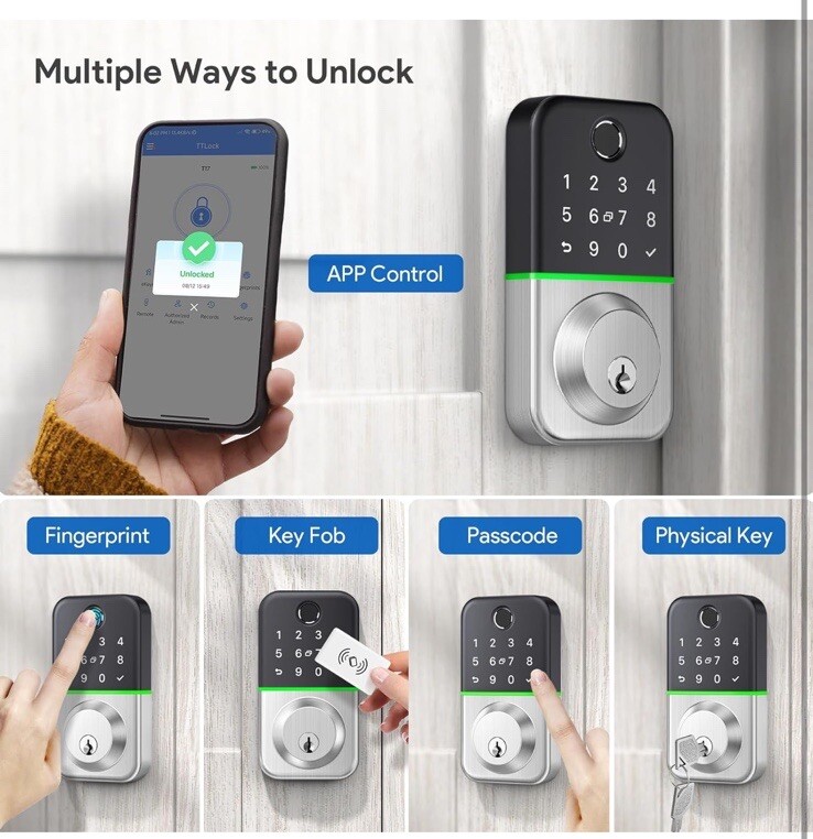 Keypad Deadbolt Smart Door Lock