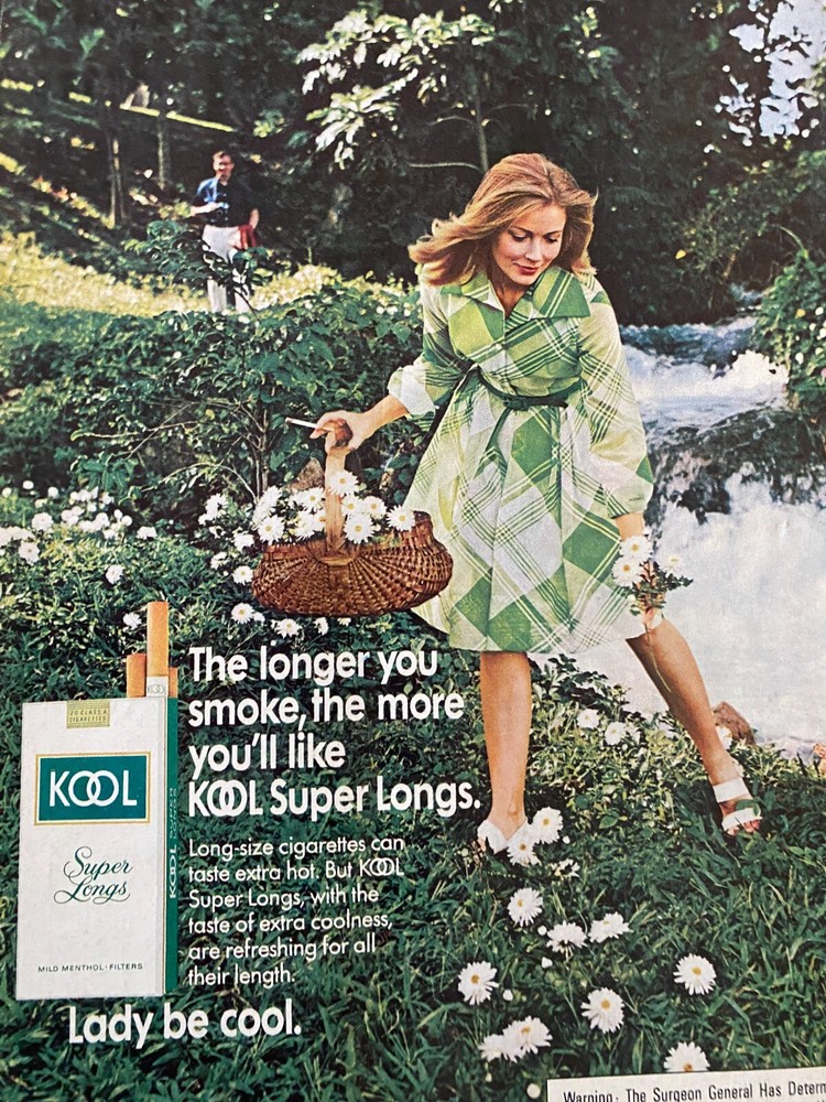Kool Cigarettes, Full Page Vintage Print Ad