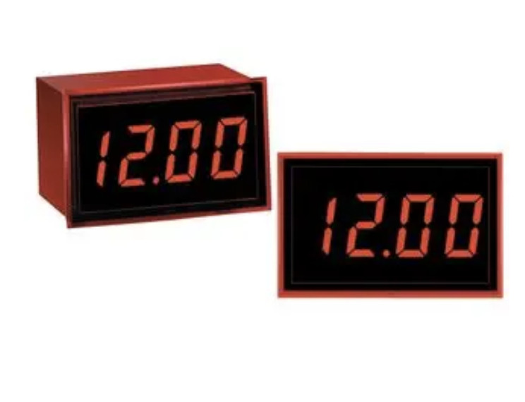 MURATA Digital Panel Mount Volt Meter Red L.E.D. DMS-20PC-0-DCM-C 4.5-19.99VDC