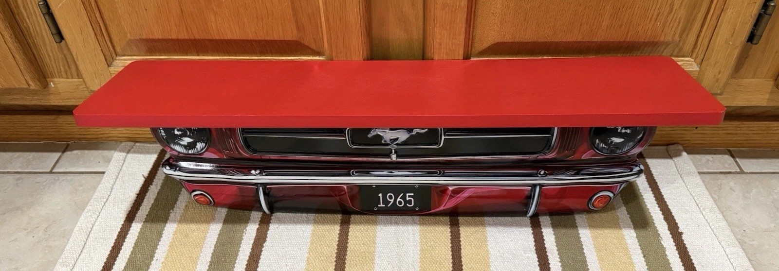 Ford Mustang Shelf 1965 Parts Gas Oil Shelby 5.0 Boss Vintage Style Wall Decor