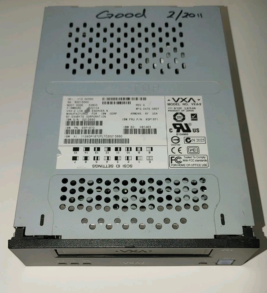 Exabyte VXA-2 Tape Drive