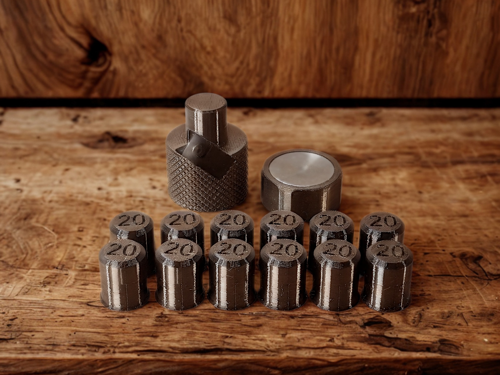 Wilbur’s Finest MFT Bench Dog Hole Plug Covers Magnetic 20mm or ¾.