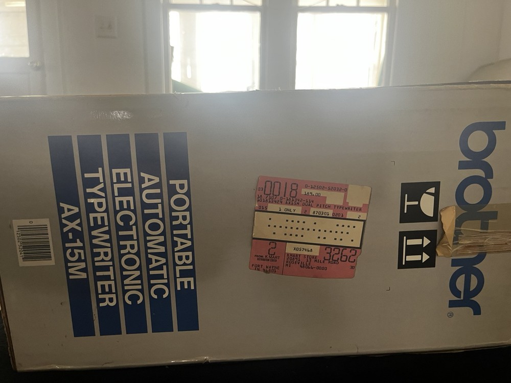 brother electronic typewriter AX-15