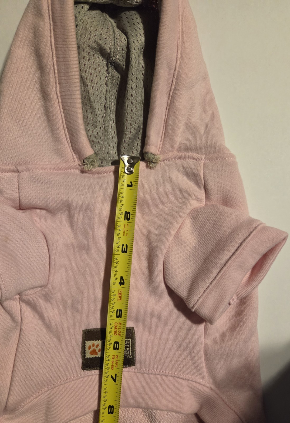 Dog Pet SZ Medium Pink Sweatshirt Hoodie "ADO" American Dog Outfitters 2008