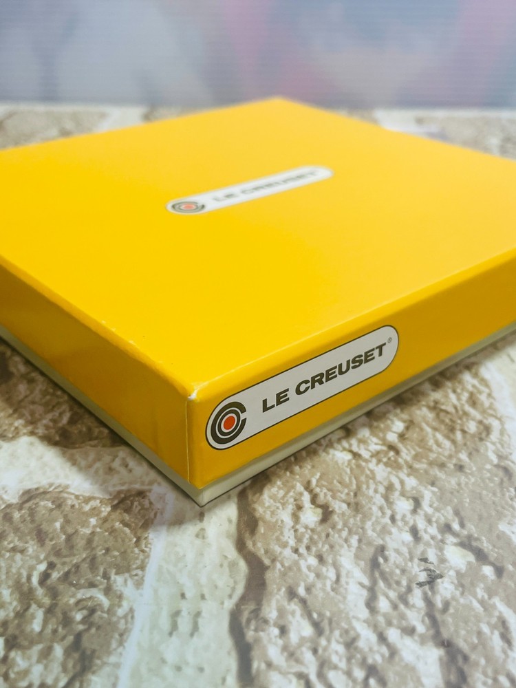 Le Creuset Spoon Set 4pcs white Opened Unused with BOX