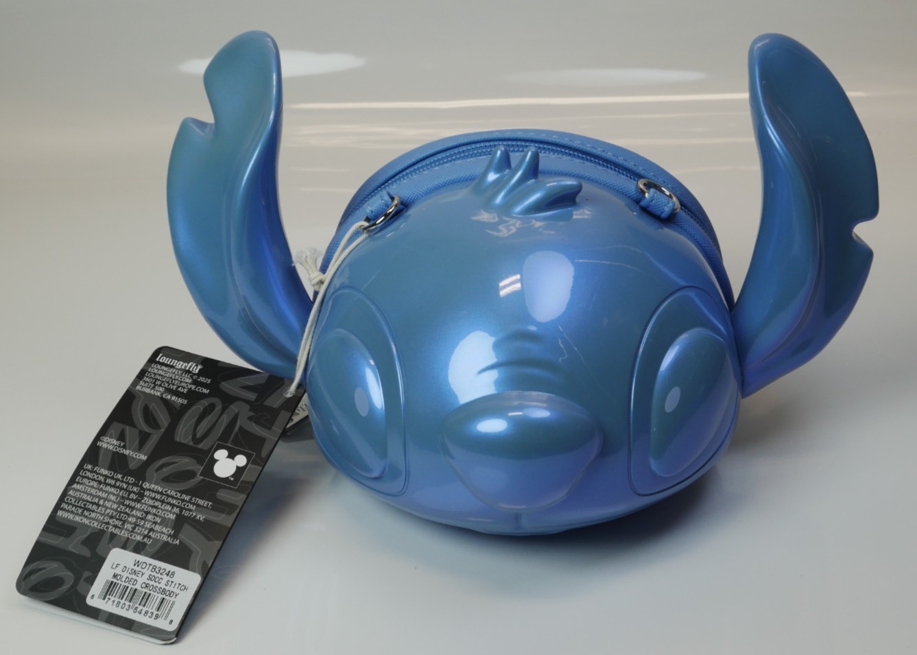 Loungefly Disney Limited Edition Stitch Molded Figurative Crossbody Bag SDCC