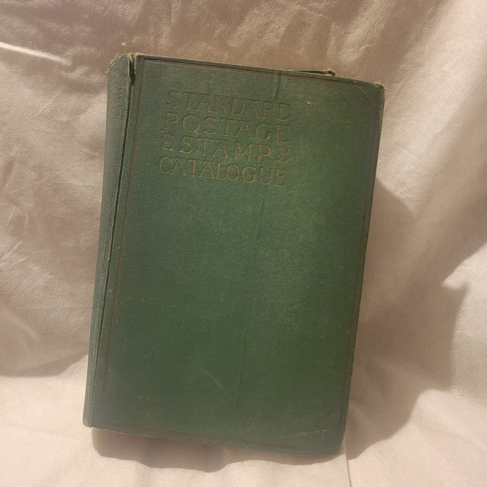 1934 Scott’s Standard Postage Stamp Catalog Hardcover Antique book tab index