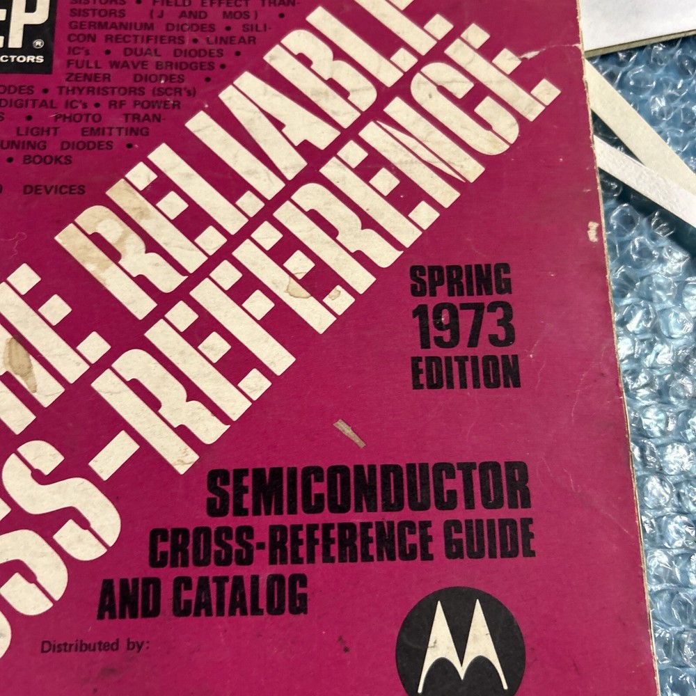 Motorola Cross Reference Semiconductor 1973 Hep Catalogue Guide