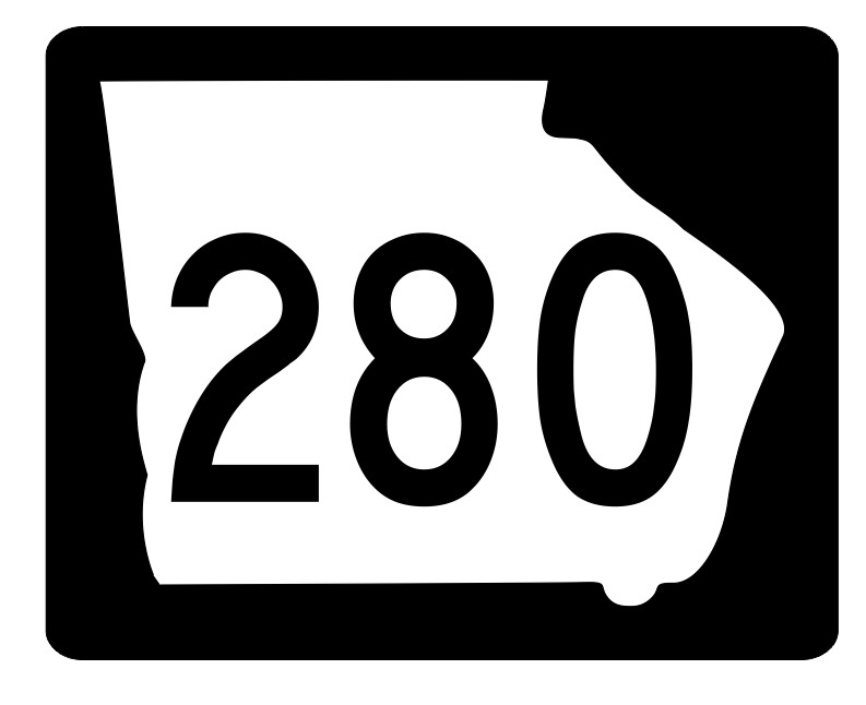 Georgia State Route 280 Sticker Decal