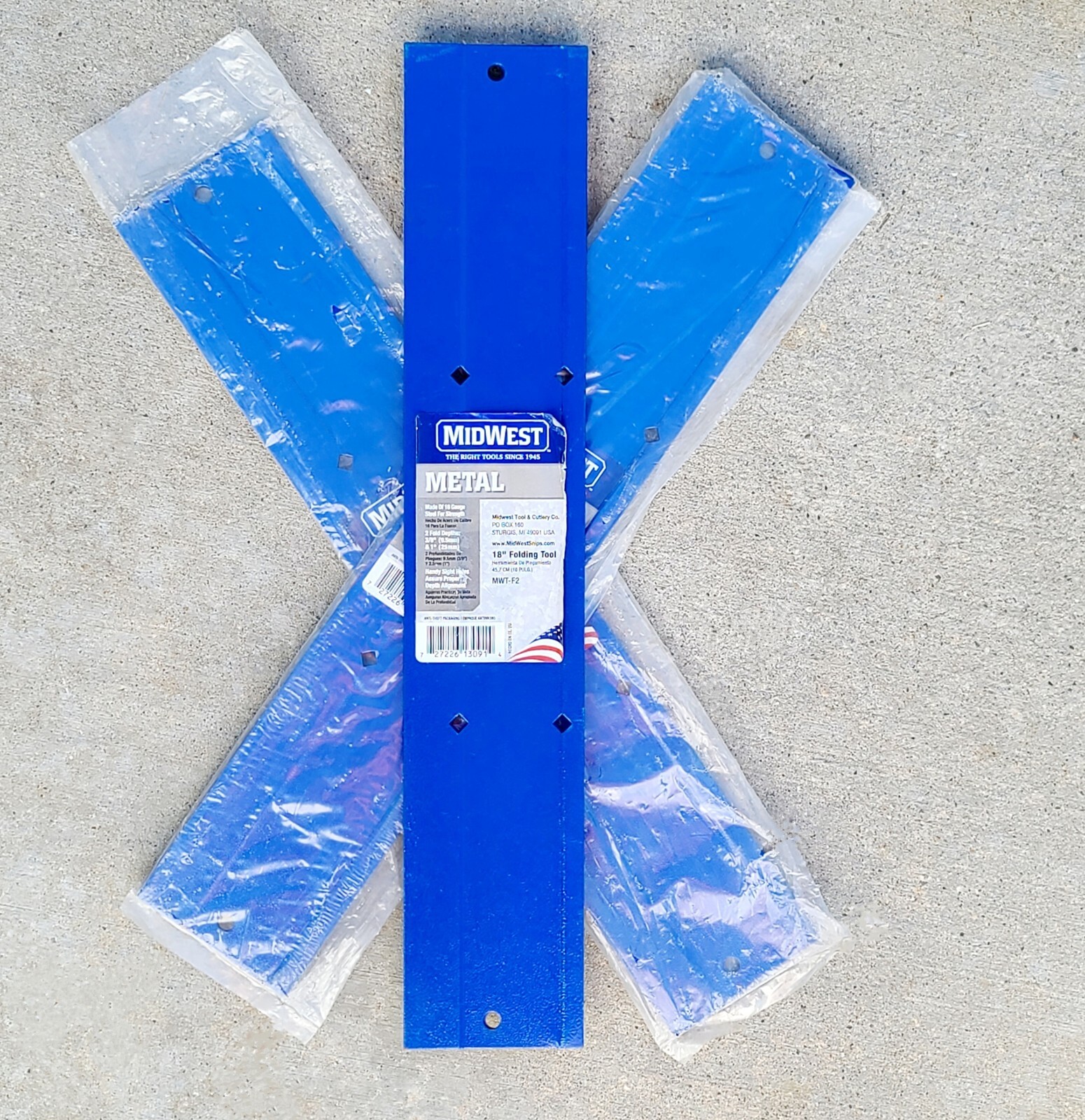 18" Sheet Metal Folding Tool For HVAC Midwest Tools MWT-F2 ~NEW FREE SHIPPING