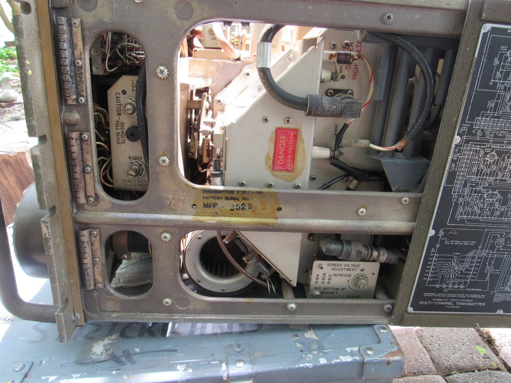 Vintage US Military Radio Transmitter T-217A/GR General Motors Co HAM Radio