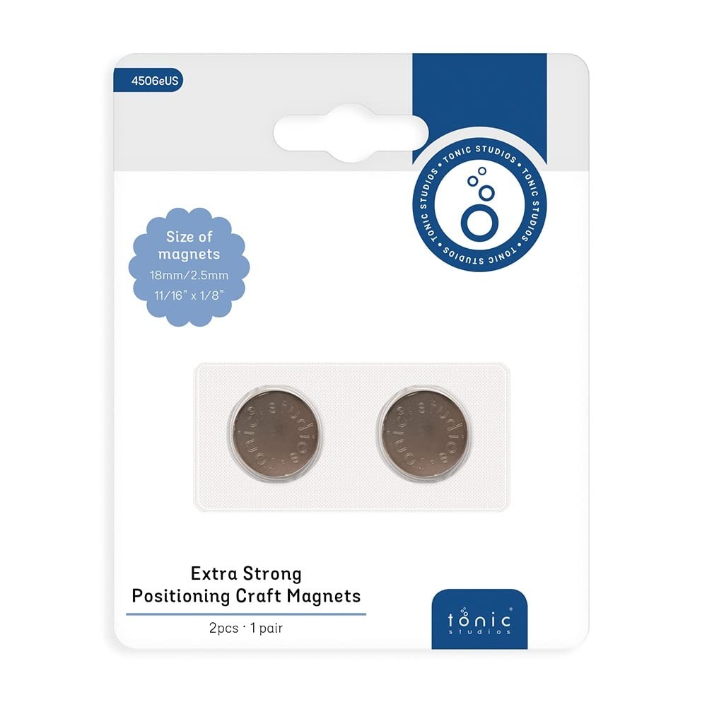Tonic Studios Extra Large Craft Magnets 18mm 2/Pkg-4506E