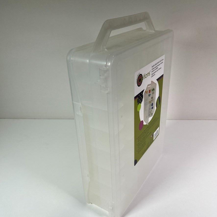 Creative Double-Sided Multi-Craft Carrier Plastic Case Carry Thread Organizer