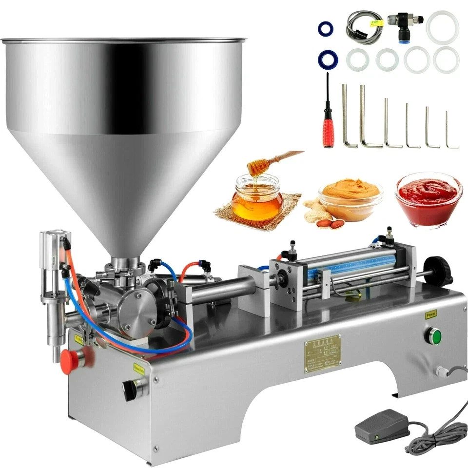 WSGT1000 40L Automatic Liquid Paste Filling/Packing Machine Capacity Pneumatic