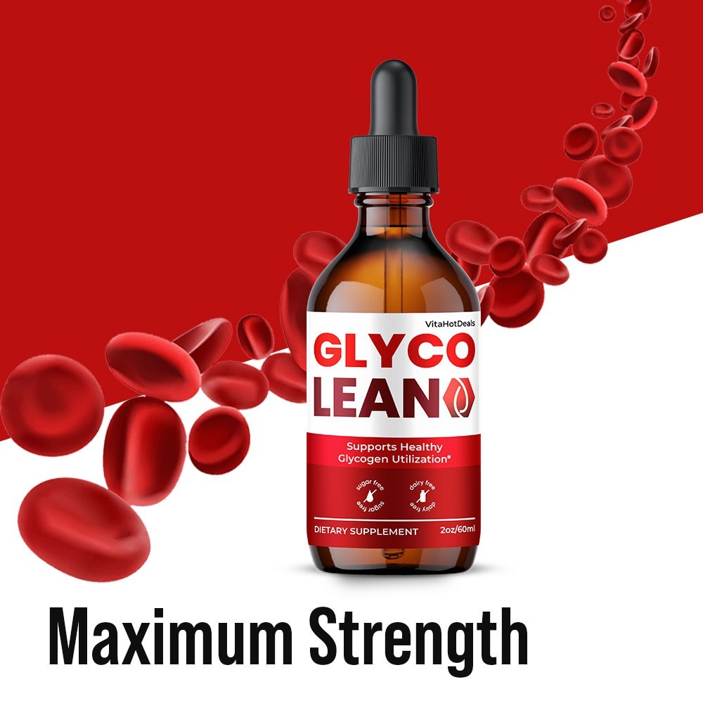 Glyco Lean Drops, Max Strength, GlycoLean Liquid Supplement (5 Pack)