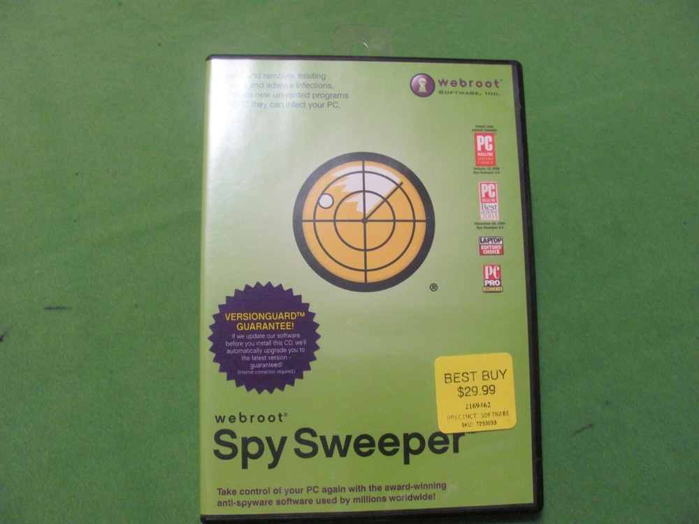 Webroot Spy Sweeper 2003 - 2005 Anti-Spyware Software.