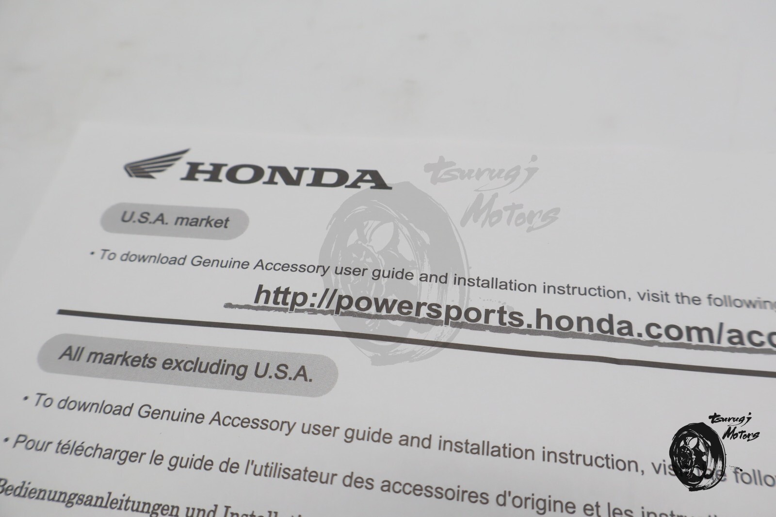 HONDA GENUINE XL750 Transalp 2023 QUICKSHIFTER GEAR SHIFT KIT OEM 08U70-MLC-D00