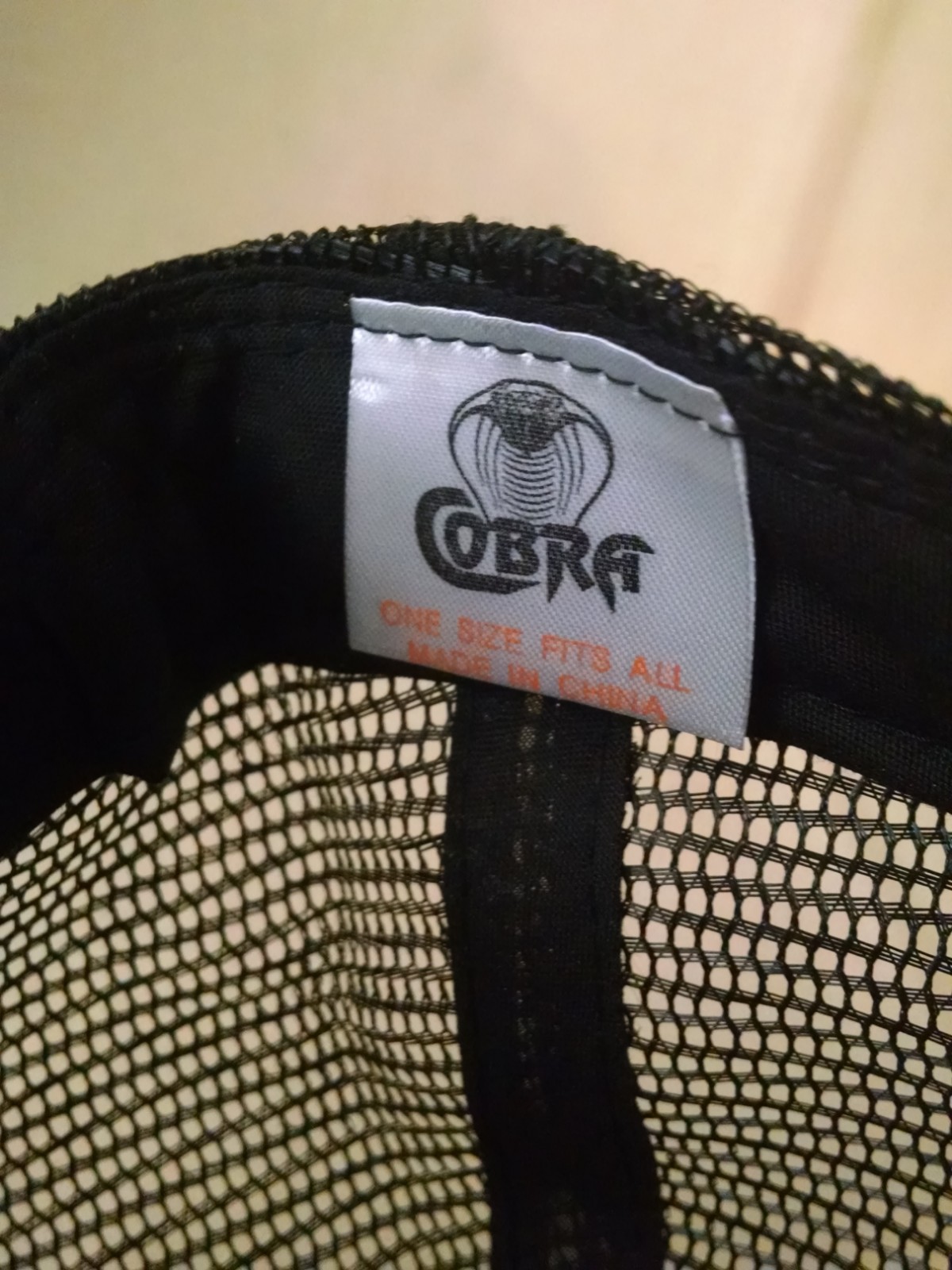 SIMPLICITY VALLEY IMPLEMENT SALES HAT HARRISONBURG VA BLACK ORANGE ADJ COBRA.